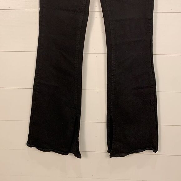 Rag & Bone Modele black bootcut wide leg stretch jeans size 25 - Picture 3 of 12
